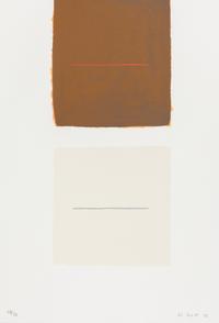 William Scott, (British, 1913-1989), A pair of works from A Poem for Alexander, 1972
