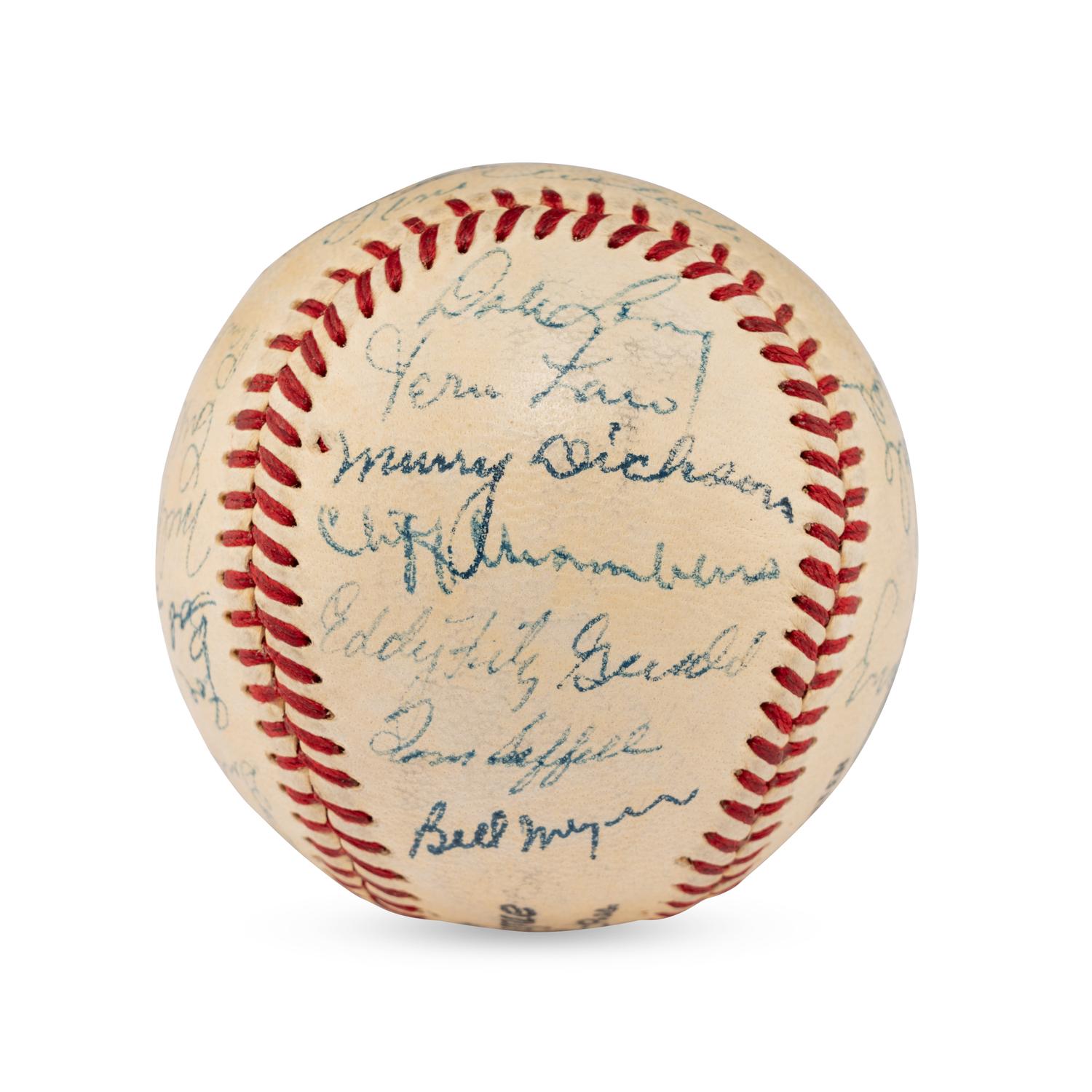 A 1951 Pittsburgh Pirates Team Signed Autograph Baseball