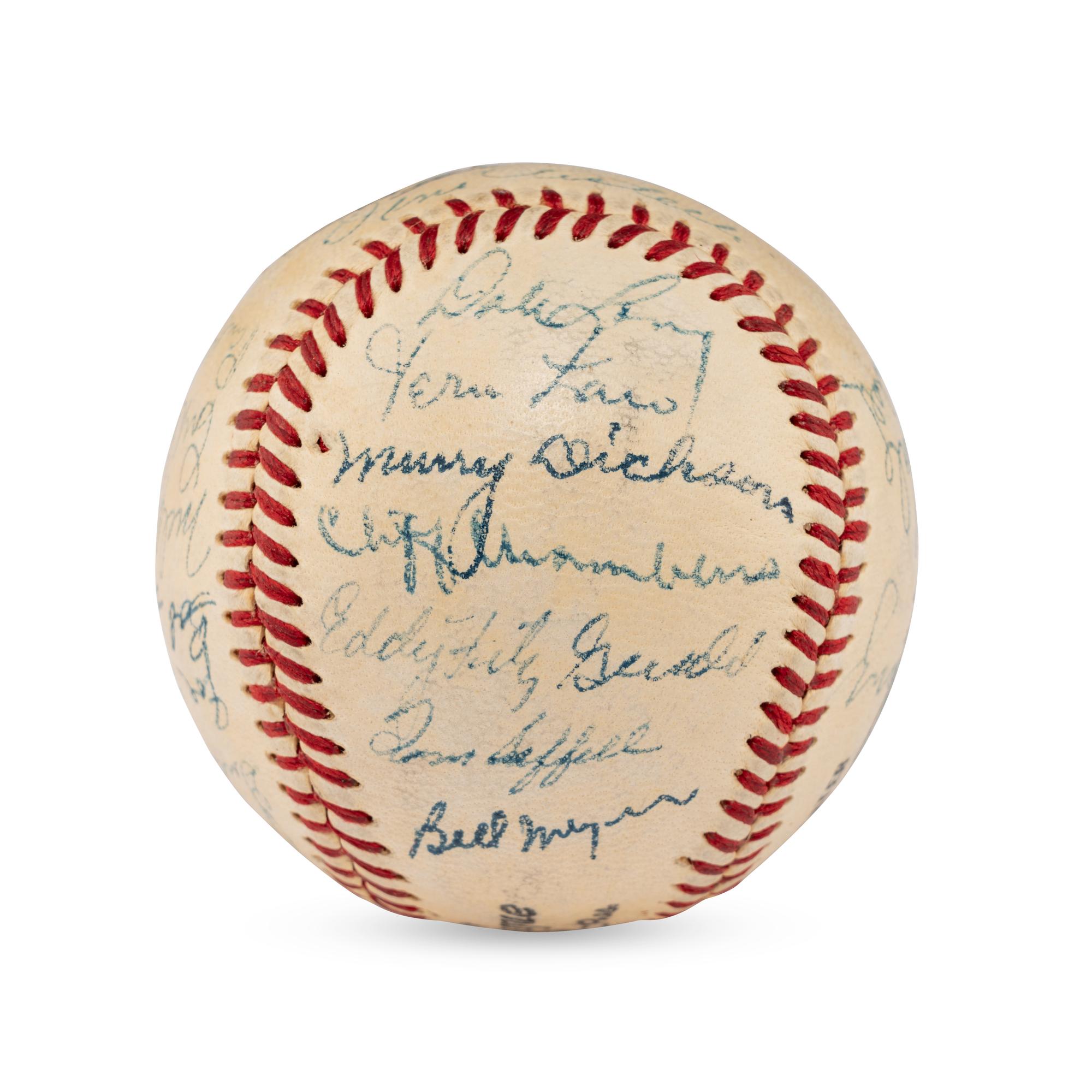 A 1951 Pittsburgh Pirates Team Signed Autograph Baseball
