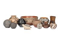 Twelve Pueblo, Navajo, and Mata Ortiz Pottery Articles
