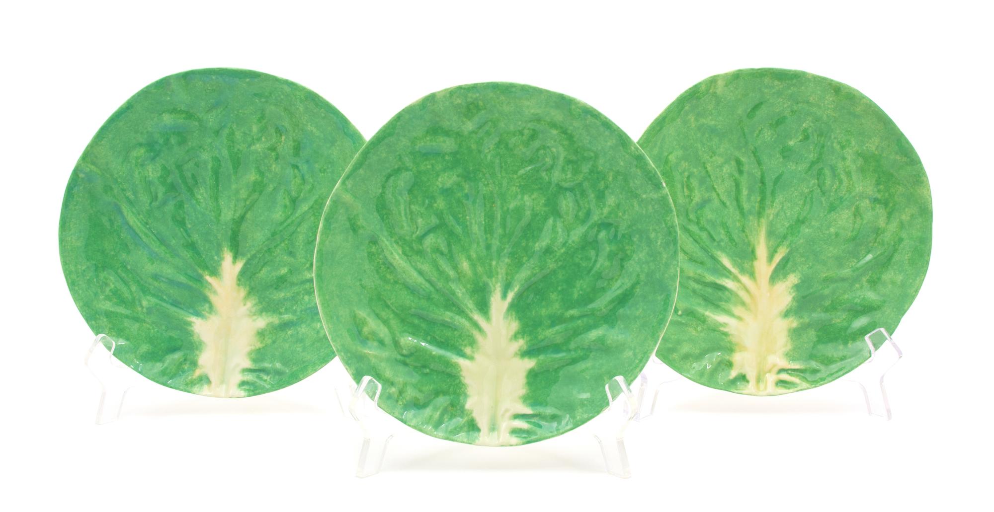 A Set of Twelve Dodie Thayer Lettuceware Salad Plates — 20TH CENTURY