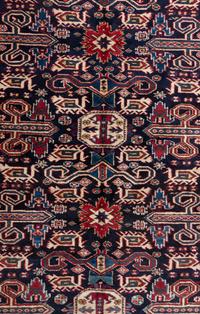 A Caucasian Perpedil Wool Rug