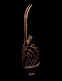 A Bamana Wood Antelope (Chiwara)