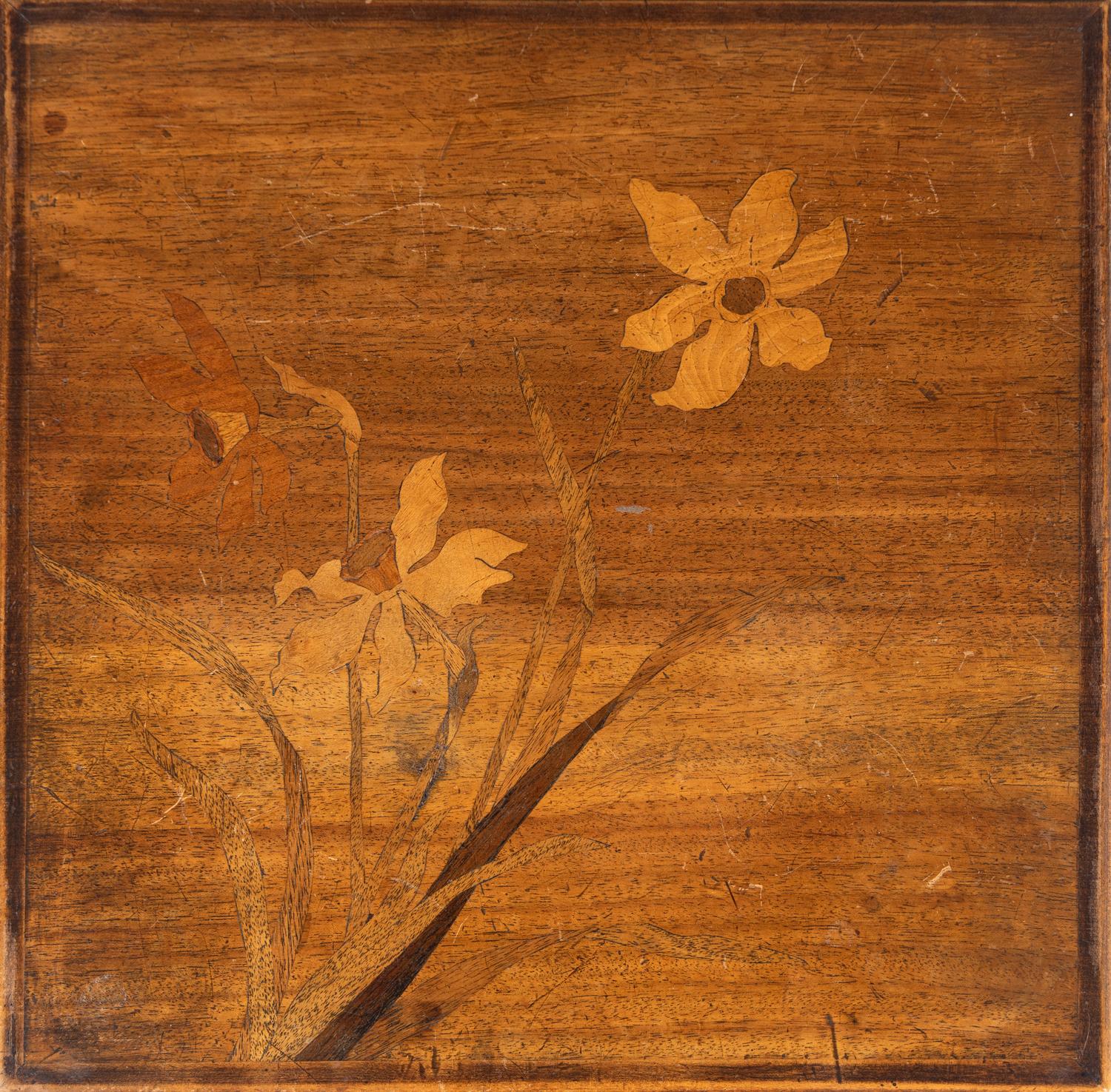 Set of Four Inlaid Nesting Tables