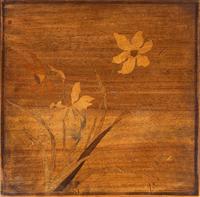Set of Four Inlaid Nesting Tables