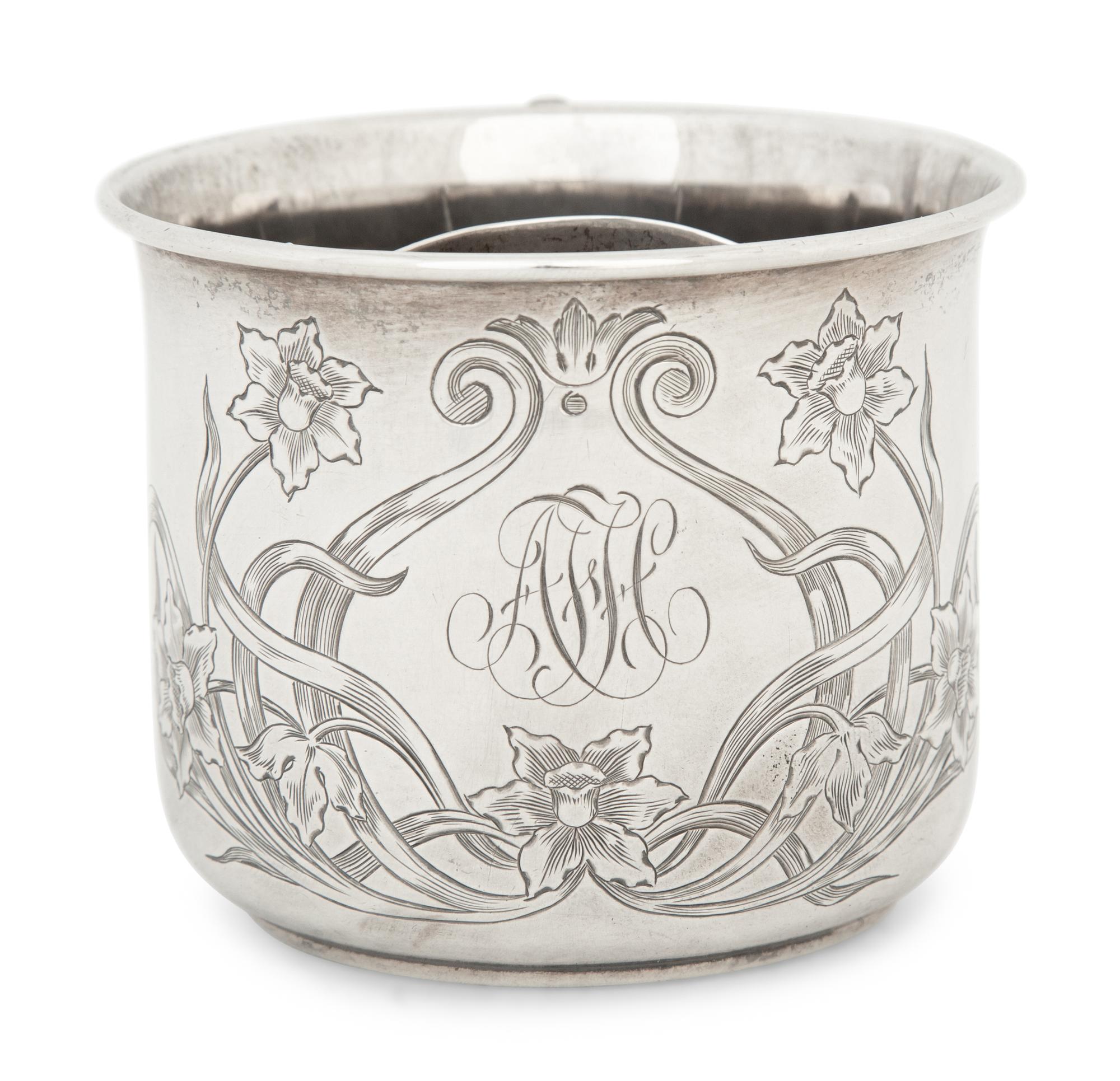 Two American Silver Mugs