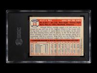 A 1957 Topps Willie Mays Baseball Card No. 10 (SGC 4 VG/EX)