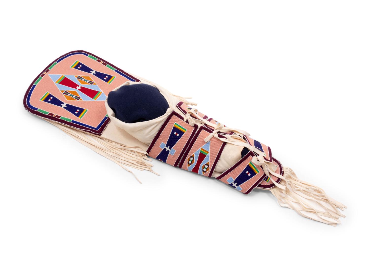 Beaded Hide Cradle, Full Size