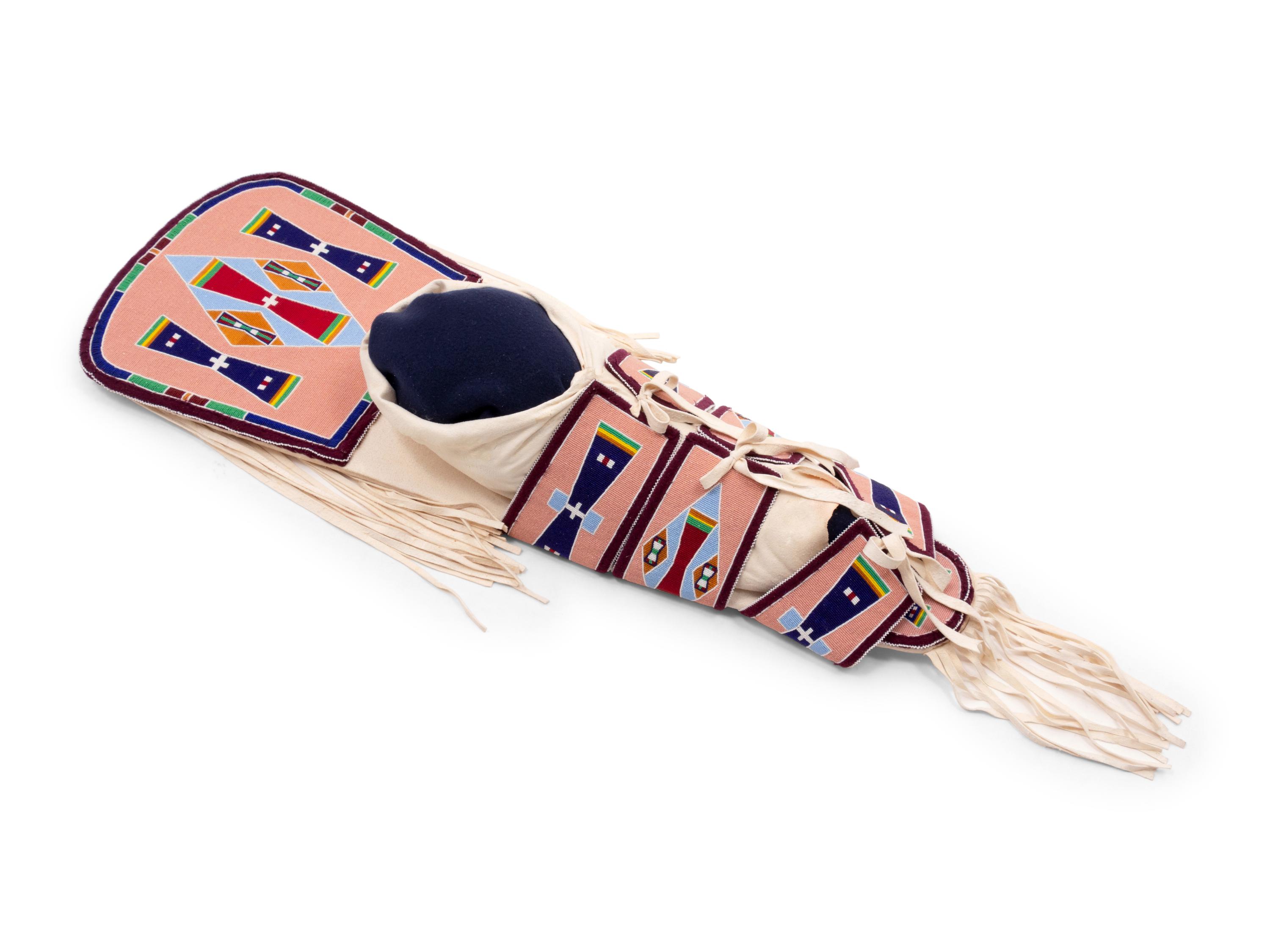 Beaded Hide Cradle, Full Size