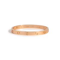 CARTIER, ROSE GOLD 'LOVE' BRACELET