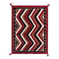 Navajo Red Mesa Outline Weaving [Rug]