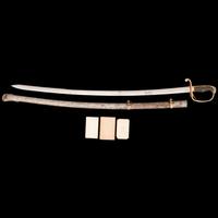 Exceptional Mexican War Captured Dragoon Saber Presented to John W. Geary, General and later Governor of Kansas and Pennsylvania with (3) CDV's