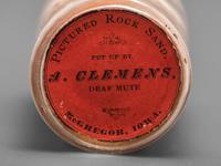 An Andrew Clemens (American, 1857-1894) Eagle Sand Bottle