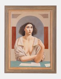 Woman with Letter
