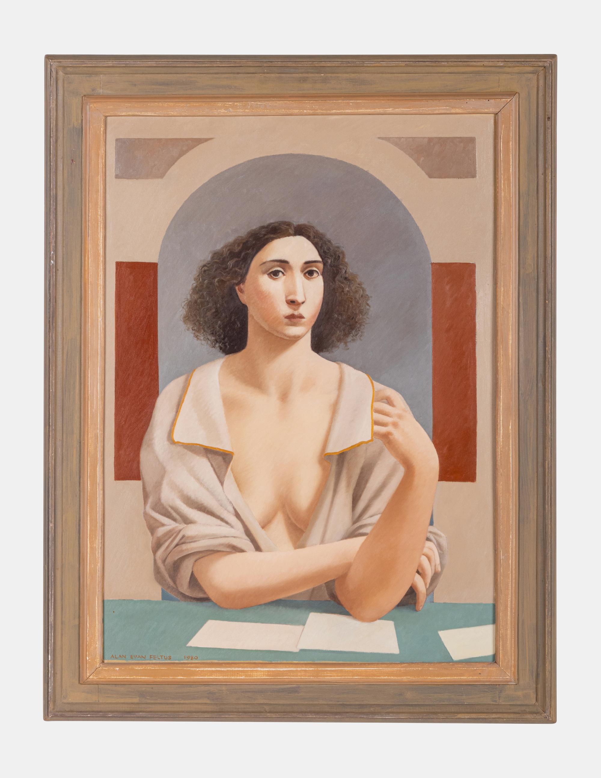 Woman with Letter