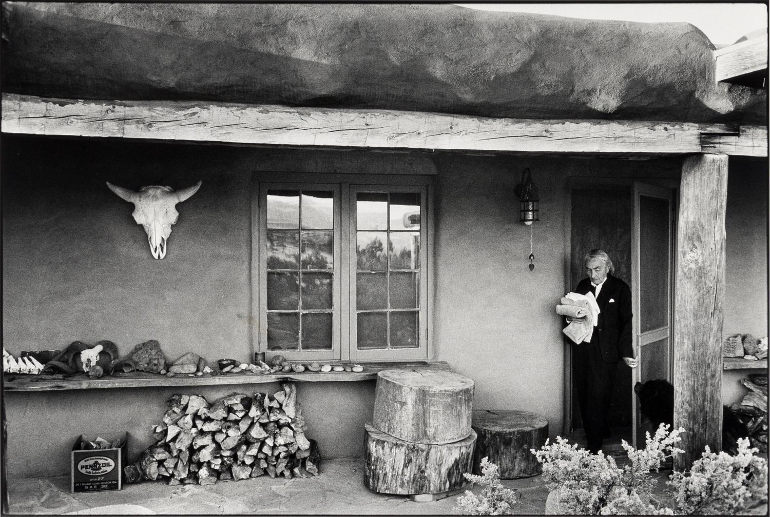 Dan Budnik (born 1933) Georgia O'Keeffe, Patio, Ghost Ranch, Abiquiu, New Mexico, March 1975
