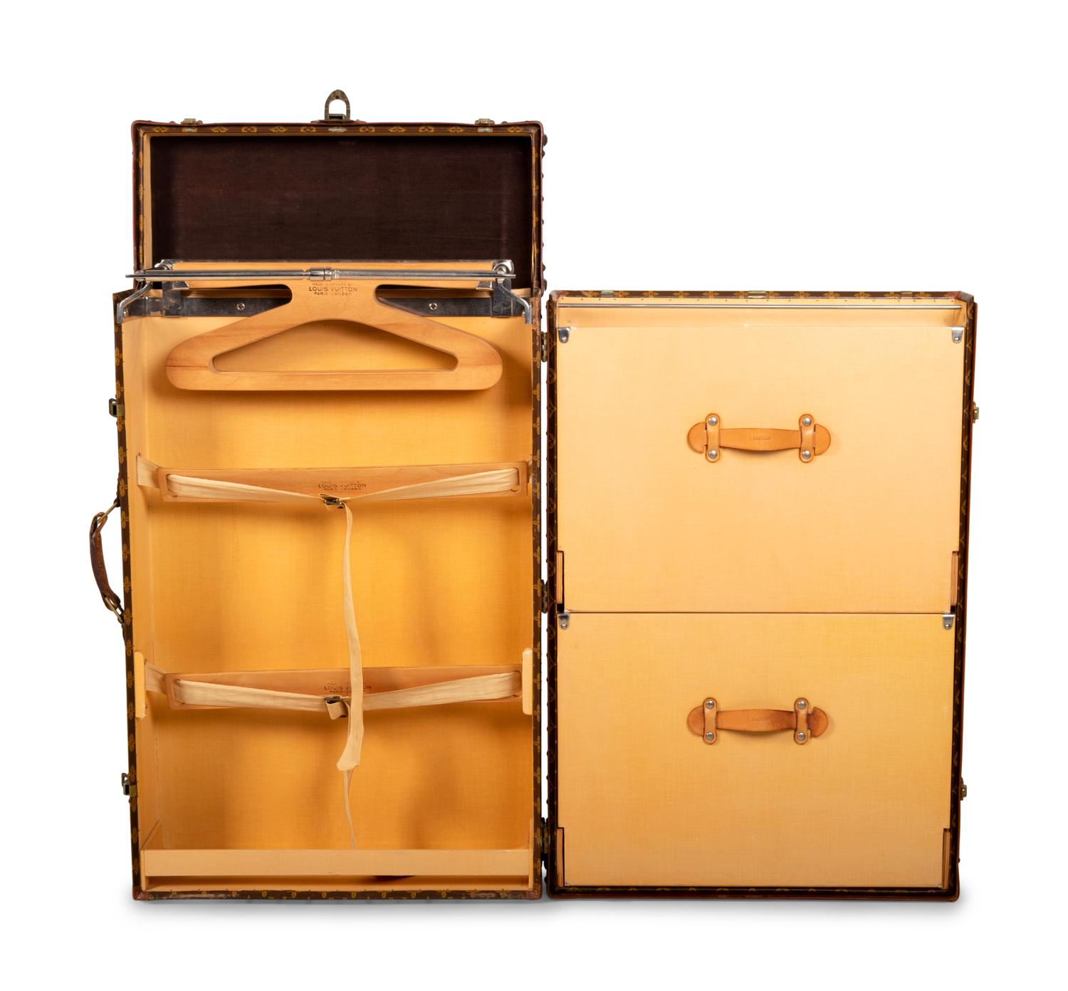 Louis Vuitton Men's Suit Trunk, Mid 20th Century