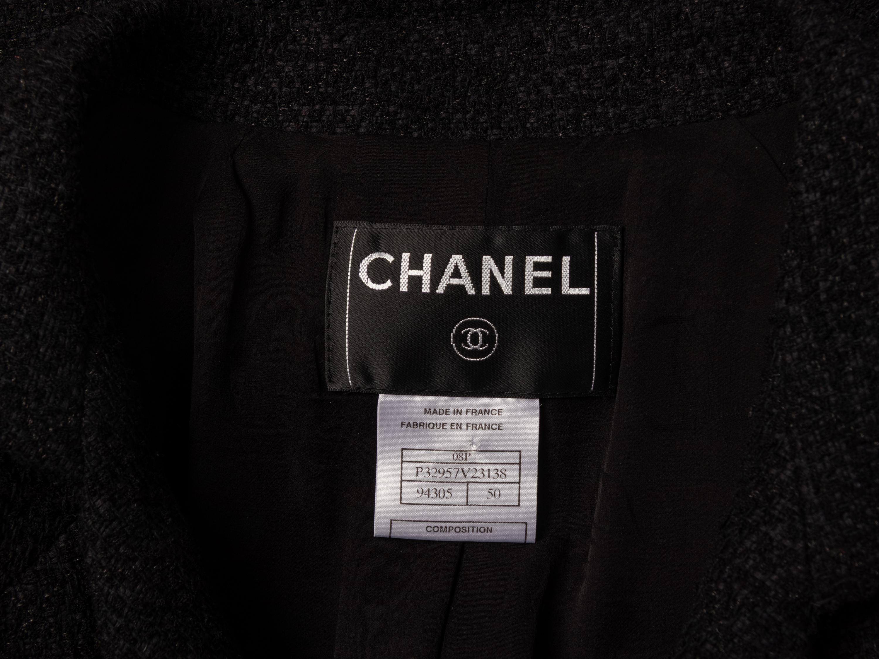 Chanel, Black Tweed Jacket