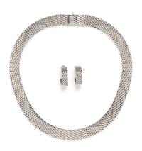 A Sterling Silver "Somerset" Demi Parure, Tiffany & Co., 61.50 dwts