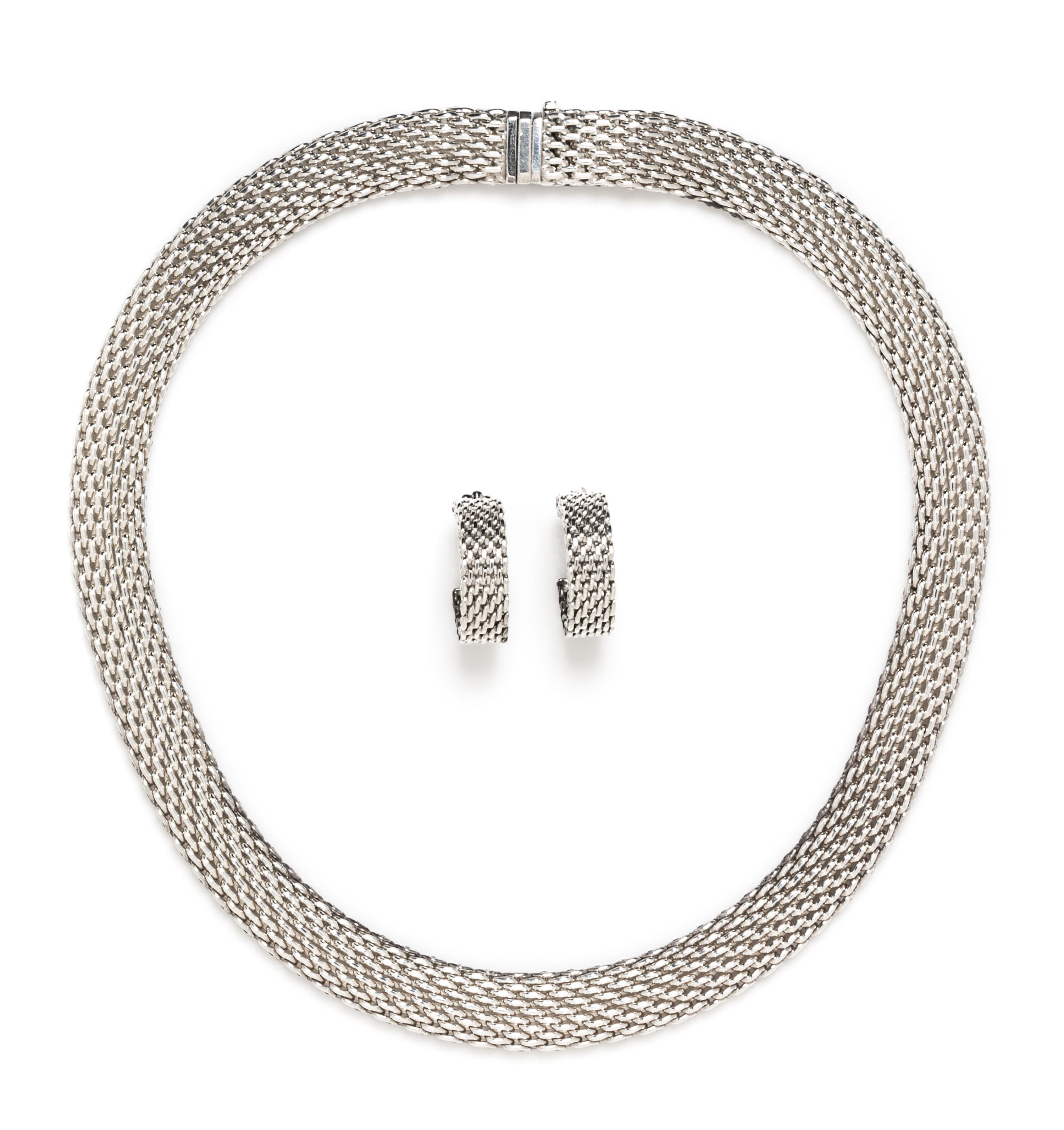 A Sterling Silver "Somerset" Demi Parure, Tiffany & Co., 61.50 dwts