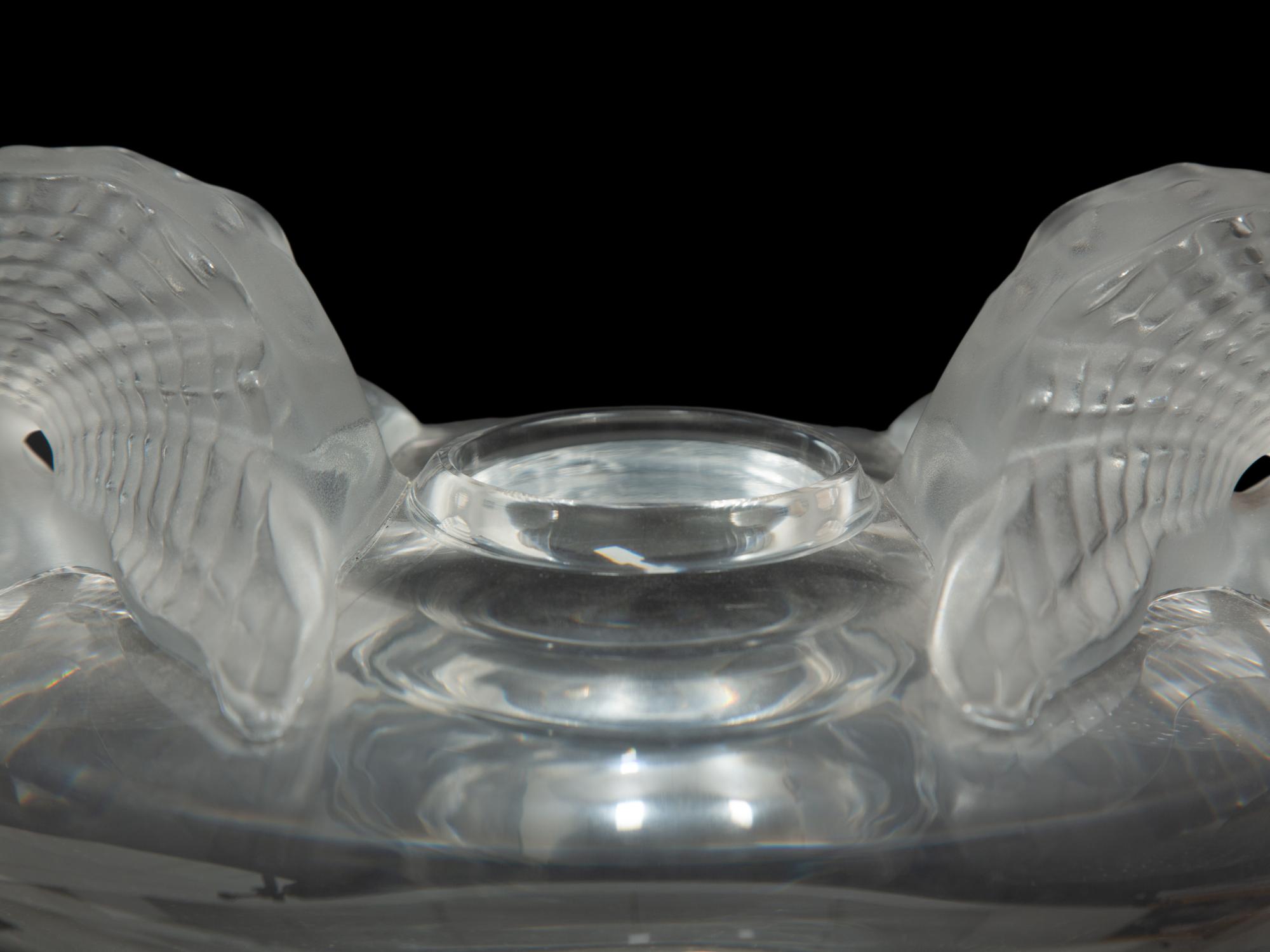 A Lalique Santorin Bowl and a Yeso Antinea Bowl
