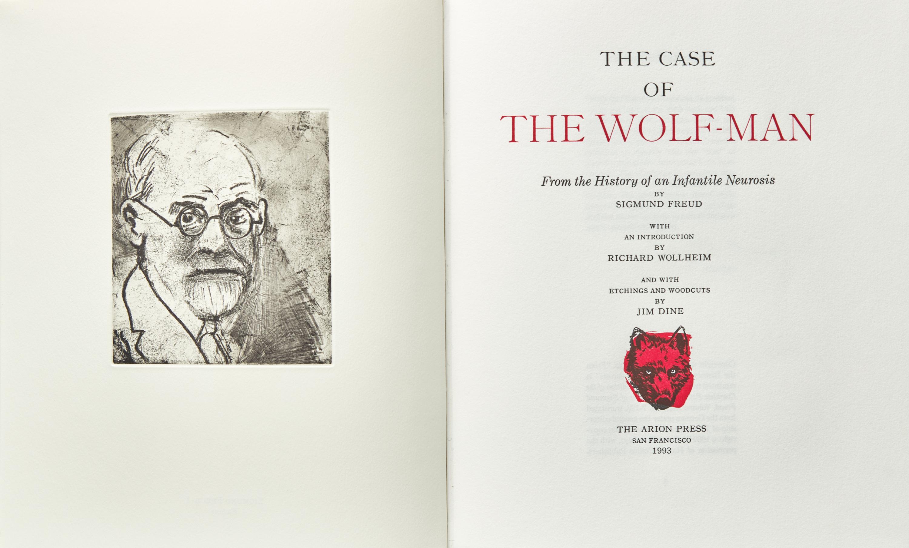 [Arion Press] [Dine, Jim] The Case of the Wolf-Man