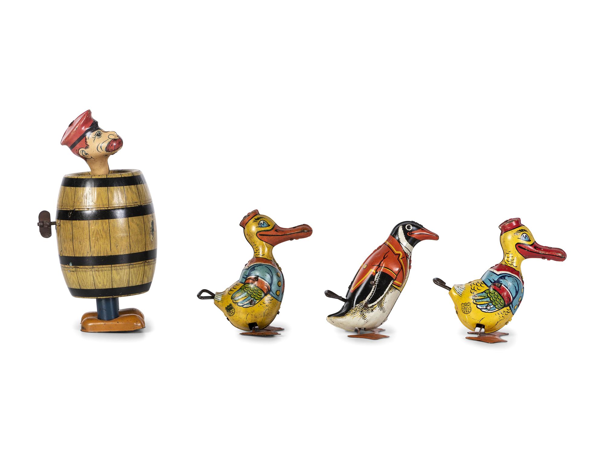A Chein Tin Lithograph 'Barnacle Bill' Windup Toy