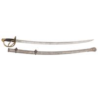 Scarce P.S. Justice U.S. Model 1860 Cavalry Officer's Saber