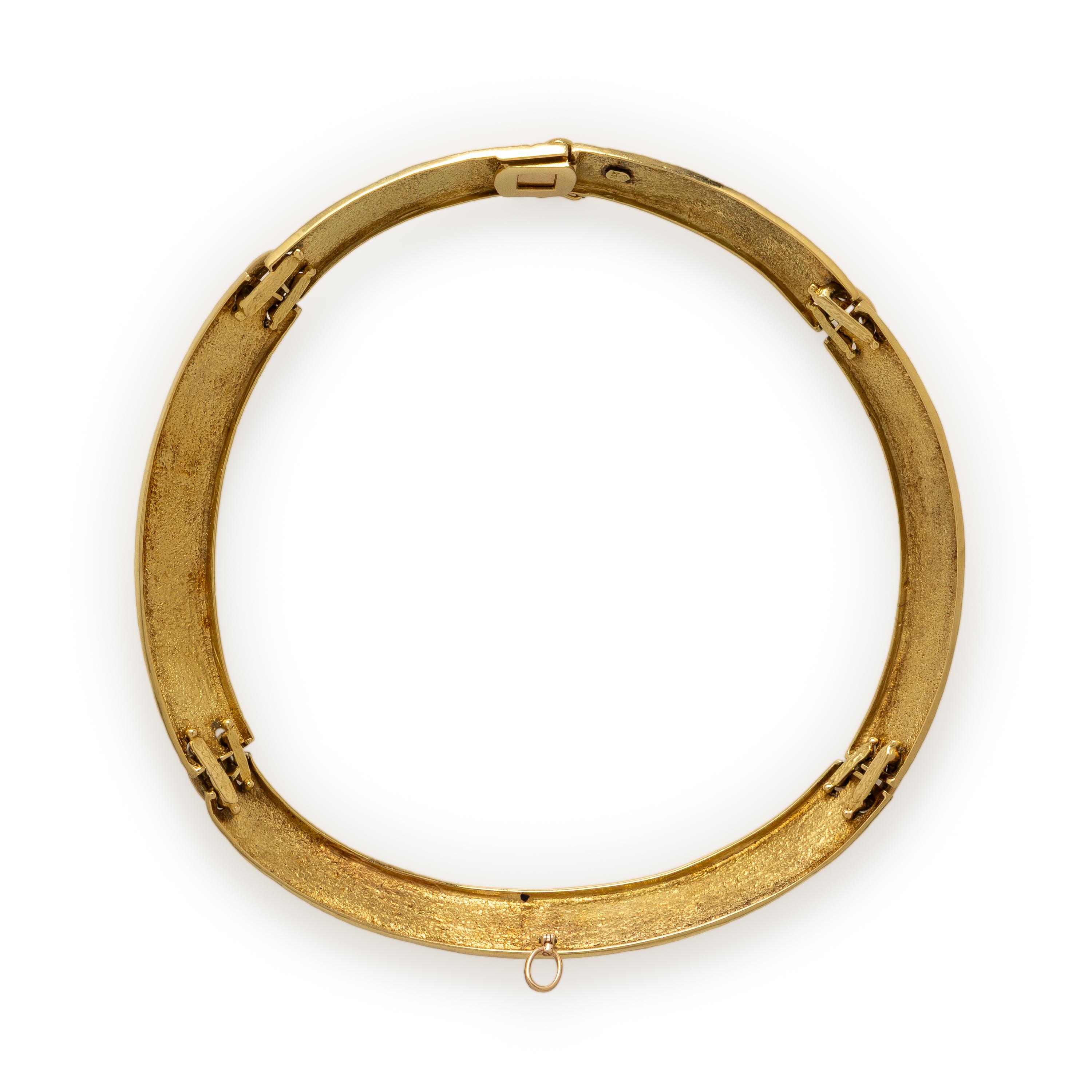 Yellow Gold Collar Necklace