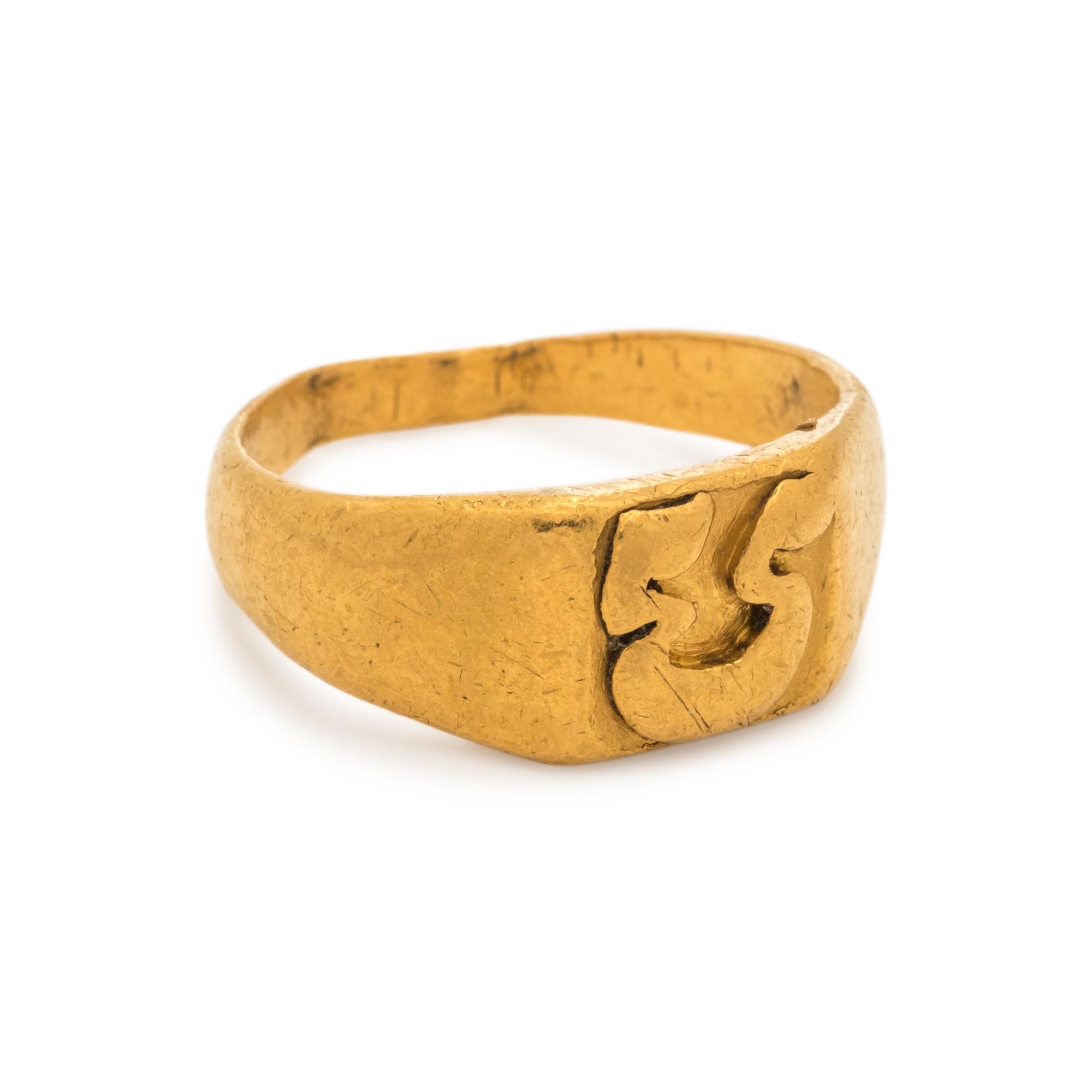 YELLOW GOLD RING