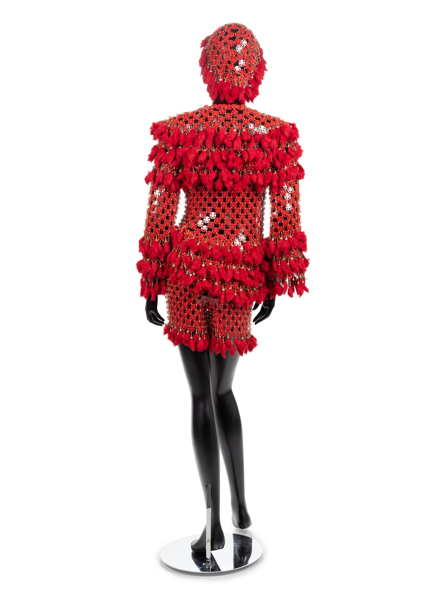 Paco Rabanne Disc and Rabbit Fur Ensemble, 1993