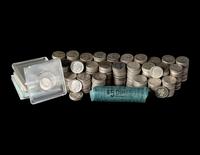 A Large Collection of Pre-1965 10c Coins