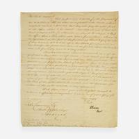 [Americana] Biddle, Nicholas, and Charles Biddle Group of 3 Signed Documents