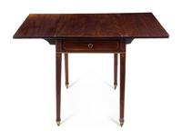 An English Mahogany Drop-Leaf Table