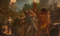 Battle Scene with a Beheaded Saint