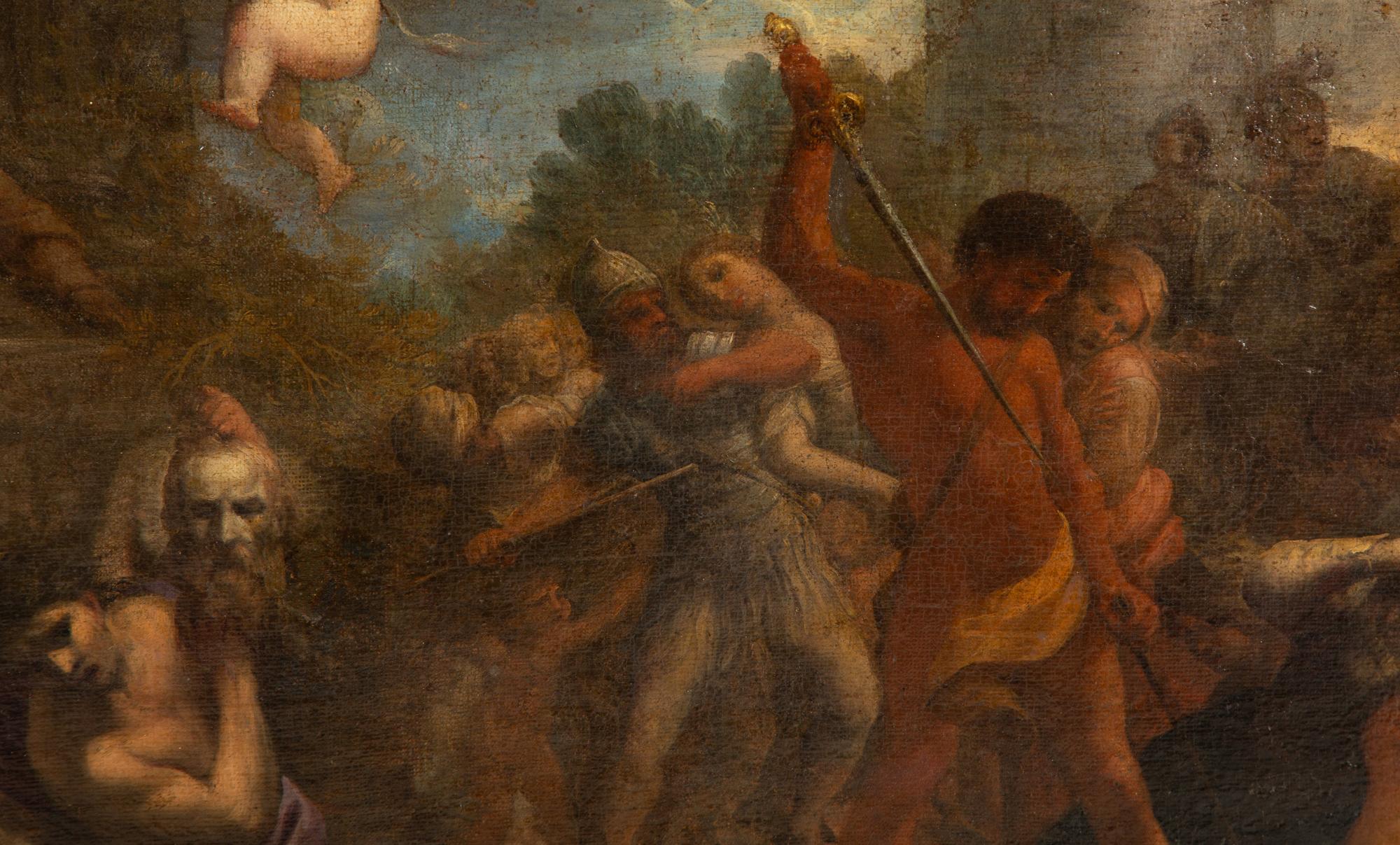 Battle Scene with a Beheaded Saint