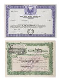 [AFRICAN AMERICANA]. A group of 4 stock certificates or bonds with African American subject matter, incl. stock in Lena Horne Beauty Products Inc.
