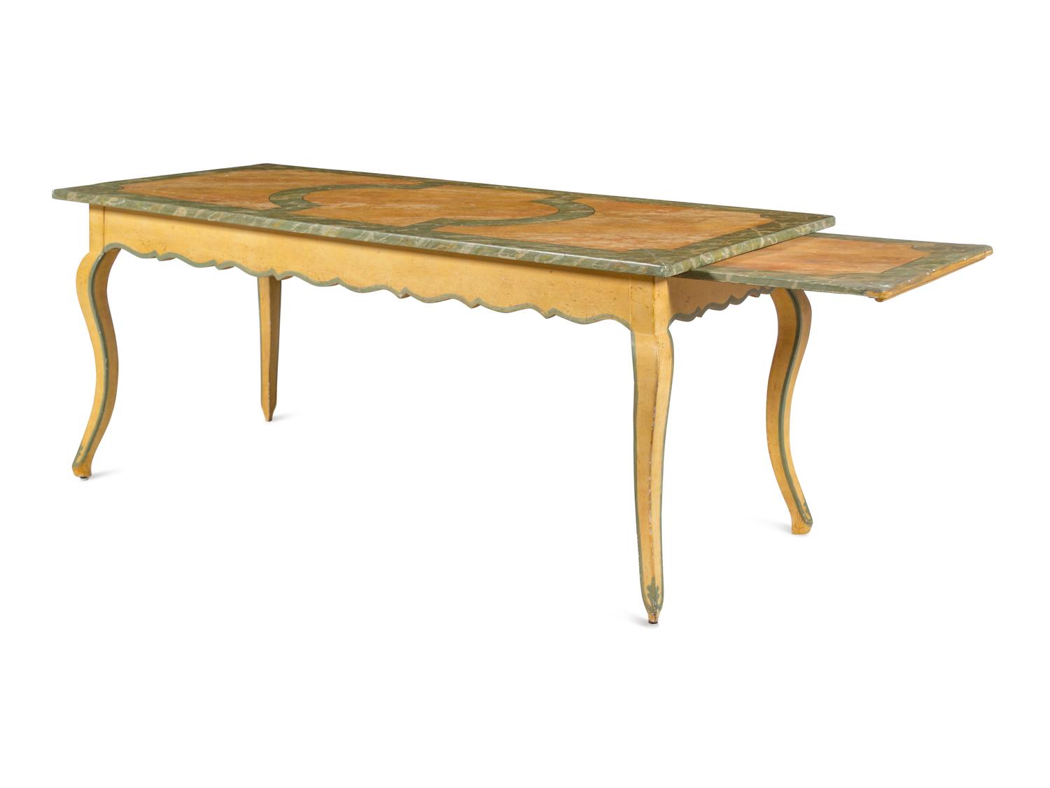 An Italian Painted Center Table