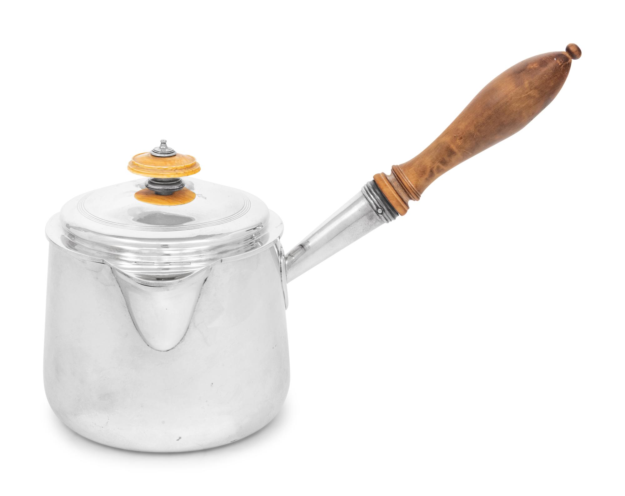 A George IV Silver Covered Saucepot