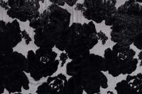 J. Mendel Velvet Evening Wrap With Fox Fur Trim