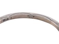 Navajo Heavily Stamped Silver Bracelets