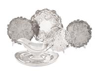 A Collection of Silver-Plate Table Articles