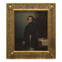 Louis Gabriel Bourbon-Leblanc (French, 1813-1902) — Portrait of a Gentleman, 1840