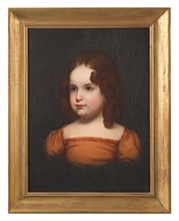 Rembrandt Peale (1778-1860), Portrait of Elmira Fiske (1823-1895), Dated “1828”