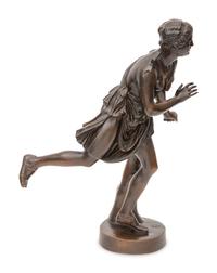 A Grand Tour Bronze Figure of Atalanta