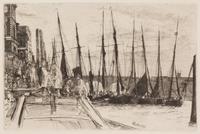 James Abbott McNeill Whistler, (American, 1834-1903), Billingsgate, 1859 (accompanied by a later edition of Rotherhite)