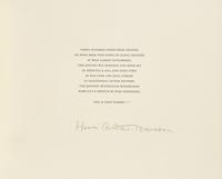 [LIMITED EDITIONS CLUB]. RIMBAUD, Arthur (1854-1891). Vowels. Translated by Wallace Fowlie. New York: The Limited Editions Club, 1996.