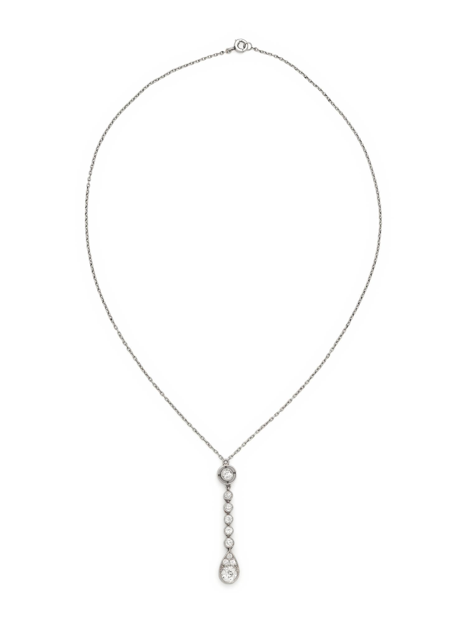 PLATINUM AND DIAMOND NECKLACE