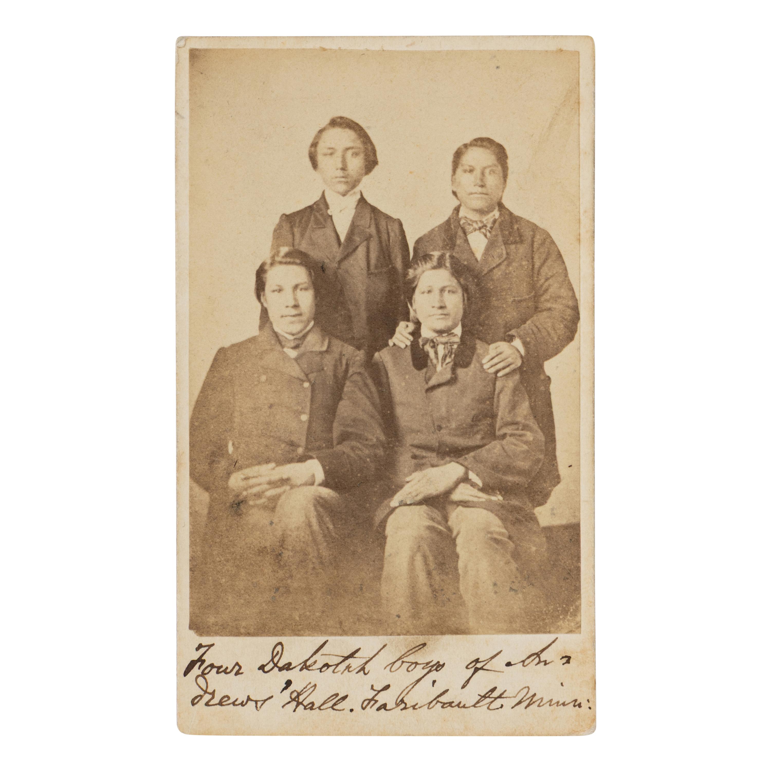 Dakota Students at Drews Hall, Faribault, Minnesota