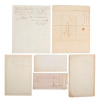 [AUTOGRAPHS] -- [JOURNALISTS]. Signatures from 19th-century journalists, editors, and cartoonists.